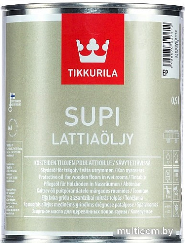 Масло Tikkurila Supi для пола 0.9 л