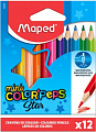 Набор цветных карандашей Maped Mini Color Peps Star 832500 (12 шт)