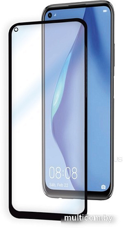 Защитное стекло Case 111D для Huawei P40 Lite/Nova 6SE (черный глянец)