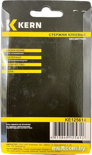 Клеевые стержни Kern KE125614 (6 шт, прозрачный)