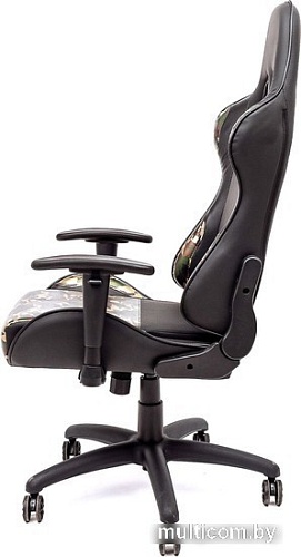 Кресло AksHome Military Eco (черный/камуфляж)