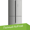 Четырёхдверный холодильник Weissgauff WCD 450 Inox Glass NoFrost Inverter