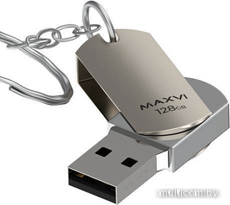 USB Flash Maxvi MR 128GB (серебристый)