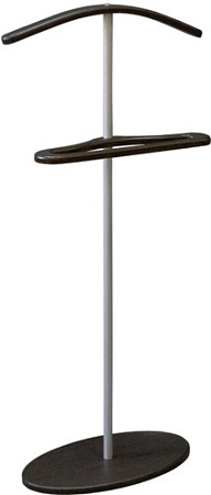 Стойка для одежды Мебелик Костюмная Дэви 3 (металлик/венге)