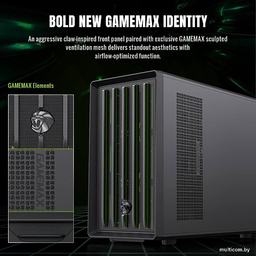Корпус GameMax Legend CLAW 360 (черный)