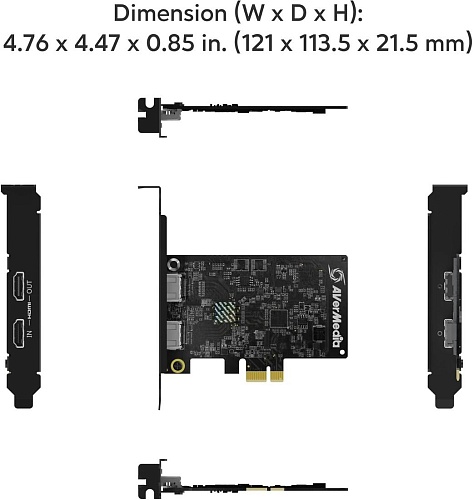 Карта видеозахвата AverMedia Live Streamer Ultra HD GC571