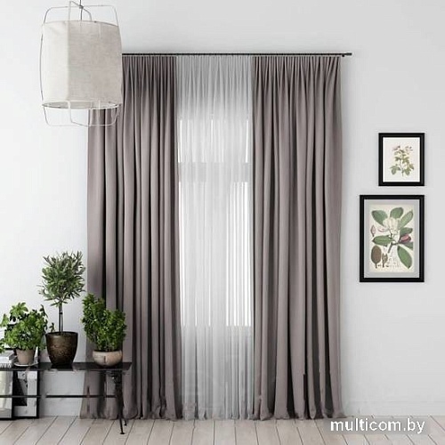 Комплект штор Pasionaria Блэкаут 340x260 с подхватами (капучино)