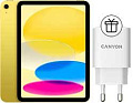 Планшет Apple iPad 10.9&quot; 2022 64GB (желтый) + Canyon CNE-CHA20W02