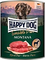 Консервированный корм для собак Happy Dog Sensible Pure Montana Конина 400 г