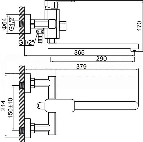 Смеситель Wisent W72217
