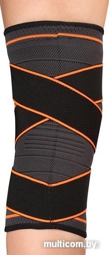 Суппорт колена Indigo IN209 XL (черный/оранжевый)
