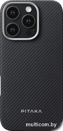Чехол для телефона Pitaka Ultra-Slim для iPhone 16 Pro Max (черный)