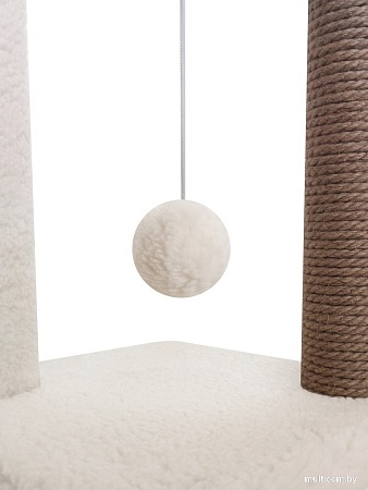 Комплекс Kogtik Триола Lux БелКД m (молочный кучерявый/джут)