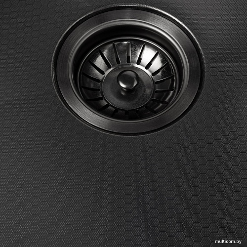 Кухонная мойка Basic Pvd Nano Decor 55x45 (черный)