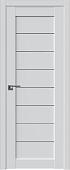 Межкомнатная дверь ProfilDoors 71U 90x200 (аляска, стекло графит)