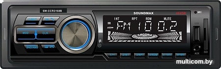 USB-магнитола Soundmax SM-CCR3168B