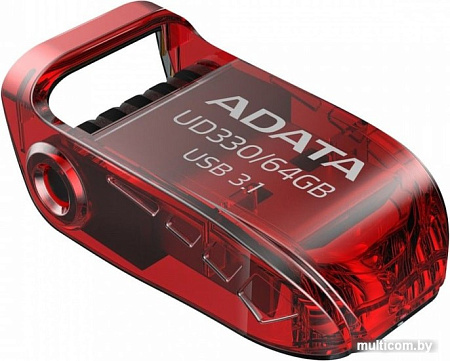 USB Flash A-Data UD330 64GB (красный)