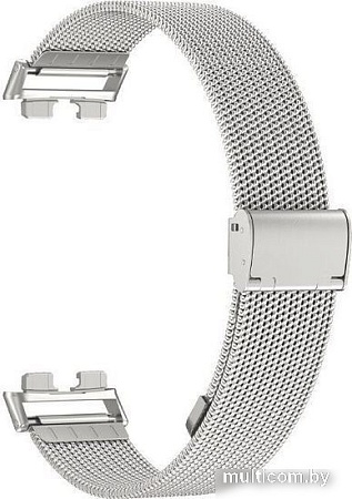 Браслет Rumi Mesh металлический для Huawei Band 8 (серебристый)