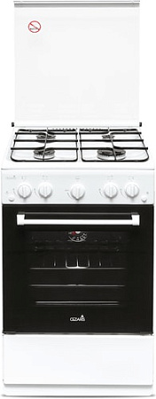 Кухонная плита CEZARIS ПГ 2200-07 (белый)