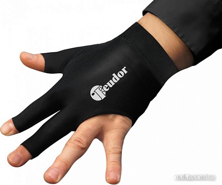 Перчатки для бильярда Feudor Pro Left 0804pr2L (M/L, черный)