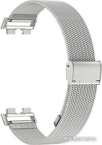 Браслет Rumi Mesh металлический для Huawei Band 8 (серебристый)