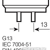 Светодиодная лампа Osram L G13 18 Вт 4000 К