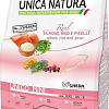 Сухой корм для собак Unica Natura Unico Mini с лососем, рисом и горохом 2.5 кг