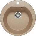 Кухонная мойка Polygran Atol-520 (песочный 302)