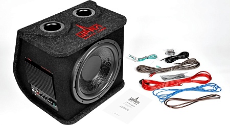 Корпусной активный сабвуфер Урал АС-У12А (серый)