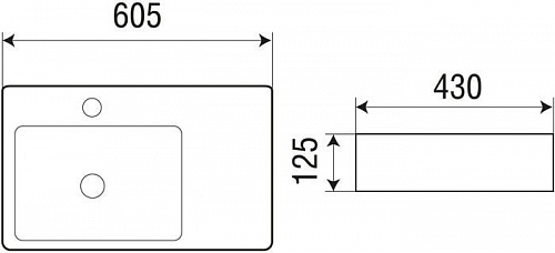 Умывальник WeltWasser Elbach 2223 R