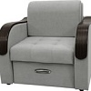 Кресло Сириус Лидер-1 ППУ 105x110 (Eva 08 велюр светло-серый)