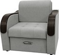 Кресло Сириус Лидер-1 ППУ 105x110 (Eva 08 велюр светло-серый)
