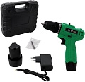 Дрель-шуруповерт Zitrek Green 12-Li-ion Plus 063-4042 (с 2-мя АКБ, кейс)