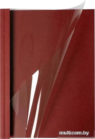 Пластиковая обложка для переплета OPUS C-Bind Soft Clear 299x214 мм F 28 мм X1SC25FBOR (25 шт, бордовый)