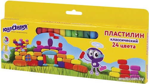 Пластилин Юнландия Юнландик-архитектор 105031 (24 цв)