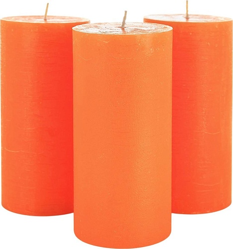 Набор свечей Мелт 150 мм (3 шт, оранжевый)