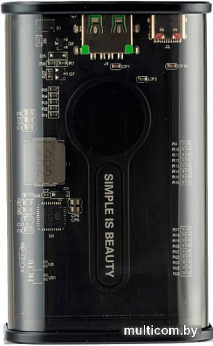 Внешний аккумулятор XO PB306 10000mAh Lightning (черный)