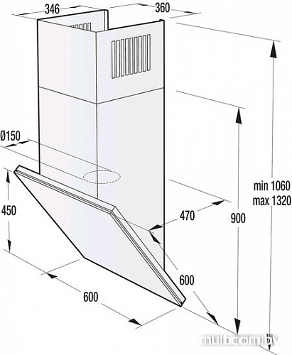 Кухонная вытяжка Gorenje WHI641ST