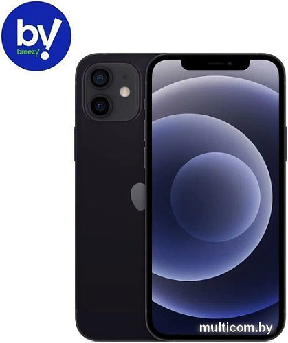 Apple iPhone 12 128GB Восстановленный by Breezy, грейд B (черный)