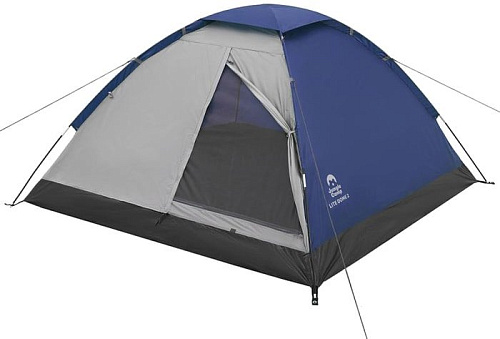 Треккинговая палатка Jungle Camp Lite Dome 2 (синий/серый)