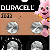 Батарейка DURACELL Specialistica Litio CR2032 (таблетка, 4 шт)