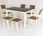 Обеденная группа AMC К4.3343 (слоновая кость/теракот/баменда венге темный)