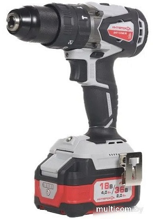 Ударная дрель-шуруповерт Интерскол ДАУ-13/36В 90 860.2.2.70 (с 2-мя АКБ, кейс)