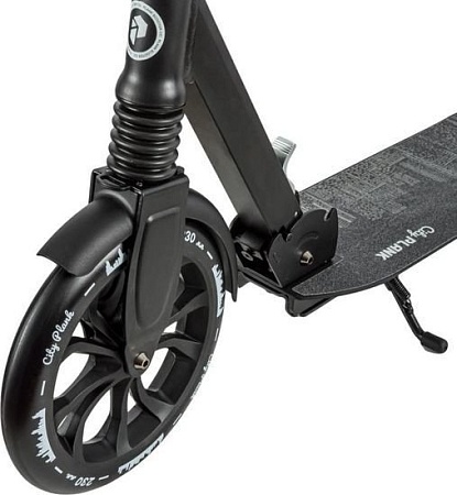 Двухколесный подростковый самокат Prank City (черный/серый)