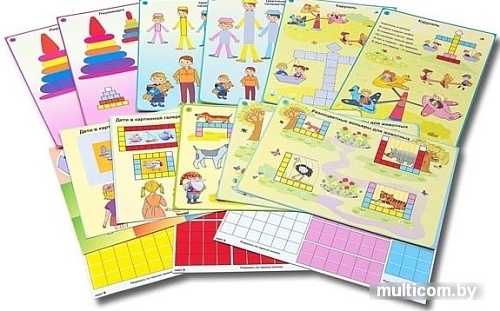 Развивающая игра Корвет Веселые цветные цифры 430517