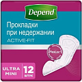 Урологические прокладки Depend Ultra Mini для женщин (12 шт)