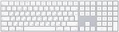 Клавиатура Apple Magic Keyboard с цифровой панелью MQ052RS/A