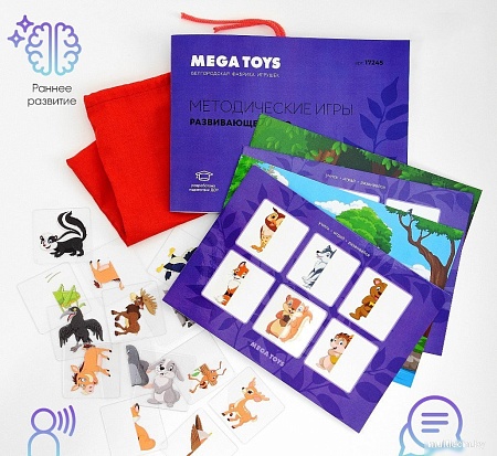 Mega Toys Лесные животные 17245