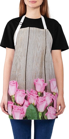 Фартук JoyArty Розы на деревянных досках ap_10582