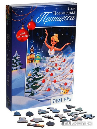 Пазл Puzzle Новогодняя принцесса 9617529